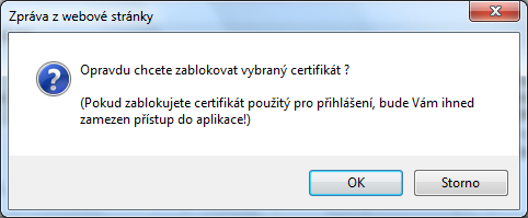 Aby bylo možné provést vložení nového certifikátu, musí certifikát splňovat následující parametry: certifikát musí být vydán schválenou certifikační autoritou certifikát musí být platný Formulář pro