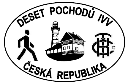 Deset pochodů IVV v České republice Propozice: 1. Sekce IVV IML Programové rady KČT vyhlásila od 1. ledna 2013 šestý ročník turistické aktivity s názvem Deset pochodů IVV v ČR 2.