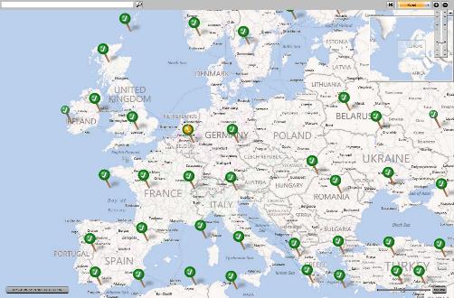 Interactive Maps (powered by Bing) Executive Dashboards Business