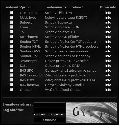 198 Cross-Site Scripting v praxi Poloautomatické nástroje Funkce poloautomatických nástrojů spočívá v automatickém zaslání útočných vektorů proti webové aplikaci.