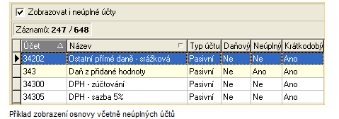 - 34 - Finance, účetnictví, daně a legislativa v IS Bez ohledu na datum splatnosti - Při sledování kreditu nebude brán zřetel na datum splatnosti S ohledem na datum splatnosti - Při sledování bude