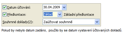 - 36 - Finance, účetnictví, daně a legislativa v IS Účetní zpracování prvotních dokladů Hromadně (dávkově) účtované doklady Některé doklady, nelze do účetních žádostí nebo deníku vyslat ihned po