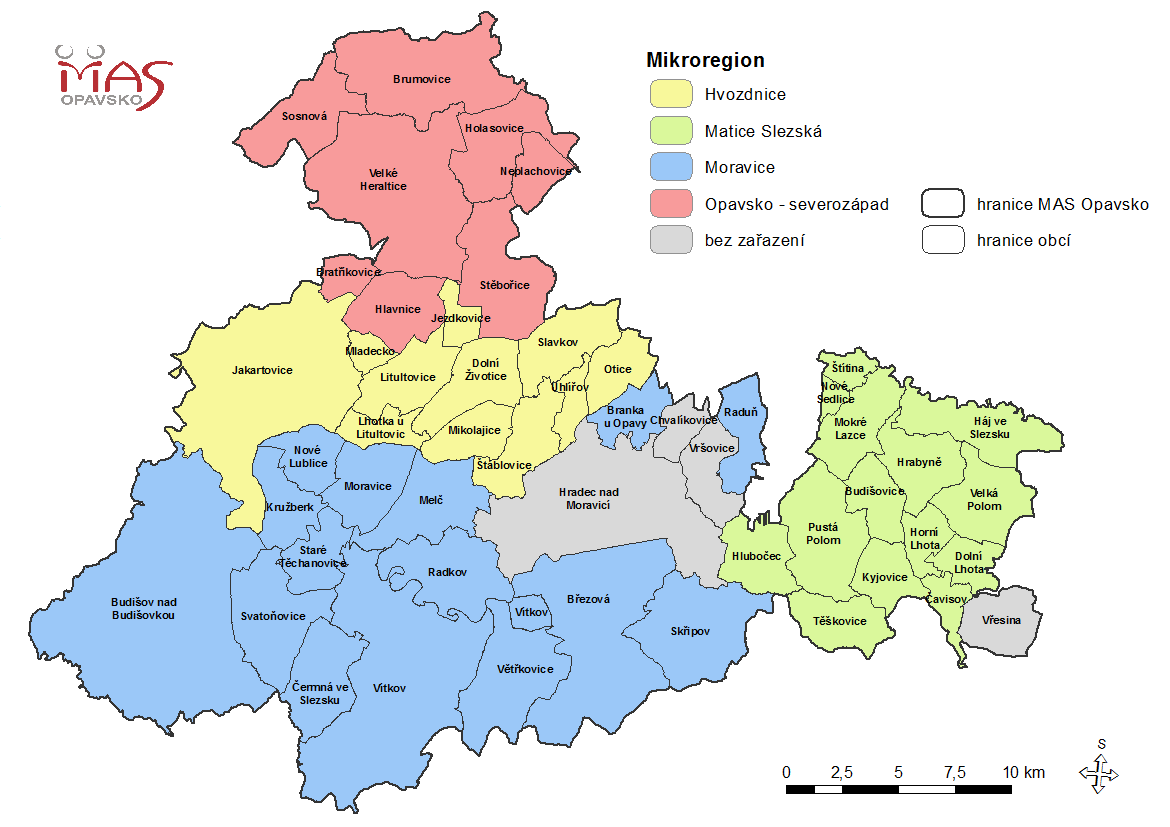 B. Analýza území B.1 Základní údaje o území MAS Opavsko Území Místní akční skupiny Opavsko je lokalizováno v NUTS II Moravskoslezsko, v kraji Moravskoslezském a v části okresu Opava a Ostrava.