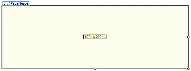 Je vhodné, aby měl každý div na stránce jedinečné id, proto v podokně Tag Properties (vlevo dole) napište do pole id PageHeader.