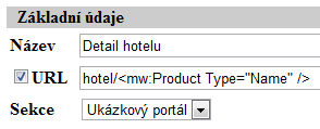 Každý objekt, který lze použít jako párovou XML značku - lze mu tedy nadefinovat nějaký obsah, může (ale také nemusí) definovat svůj výchozí obsah.