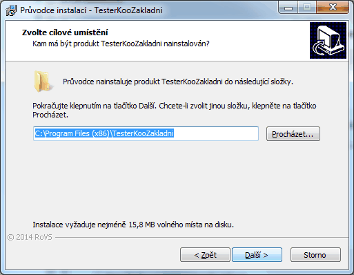 4 2 Instalace Spuštění instalace Pokud máte v systému povoleno automatické oznámení vložení CD, spustí se instalace automaticky. Pokud k tomu nedojde, spusťte program "SETUP.EXE".
