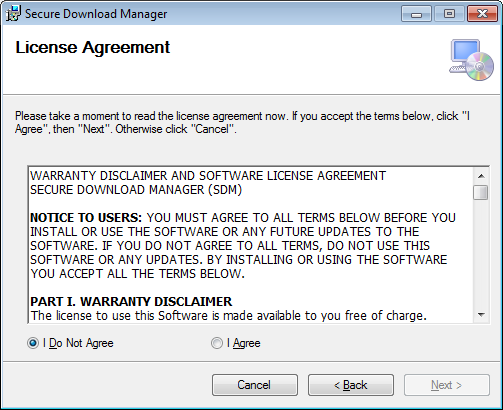 Instalace programu SDC Klepnutím na tlačítko Download SDM [Stáhnout SDM] začne stahování instalačního souboru programu SDM. Pro operační systém Windows je to soubor SDM_EN.