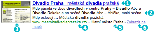 Internetové vyhledávače v Praze ve vyhledávači seznam.cz, lemmatizovaný tvar dotazu bude divadlo v Praha.