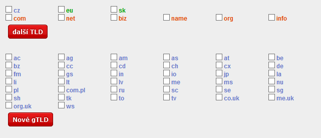 Obr. 22: Tabulka doménových koncovek (TLD) 8 7.2 Přesun a start webu Hosting i doménu máme připravenou a nezbývá nám nic jiného, než jej přesunout z testovacího serveru na již zaplacený hosting.