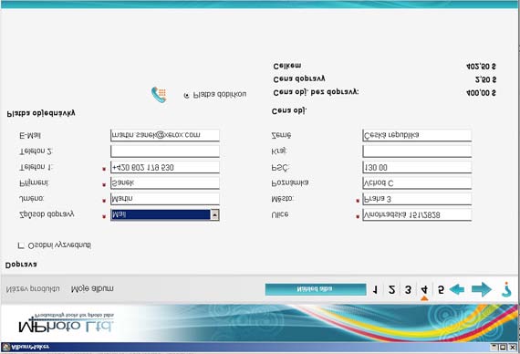 Process nahrávání dat přes internet Při elektronickém nahrávání dat na server dodavatele AlbumMaker sám naváže spojení se serverem a započne odesílat data.