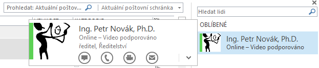 3 Kalendář 43 V kartě E-MAIL vybereme svůjcz účet v Office 365. Klikneme do tlačítka Změnit. Klikneme do tlačítka Další nastavení. V kartě UPŘESNIT klikneme do tlačítka Přidat.