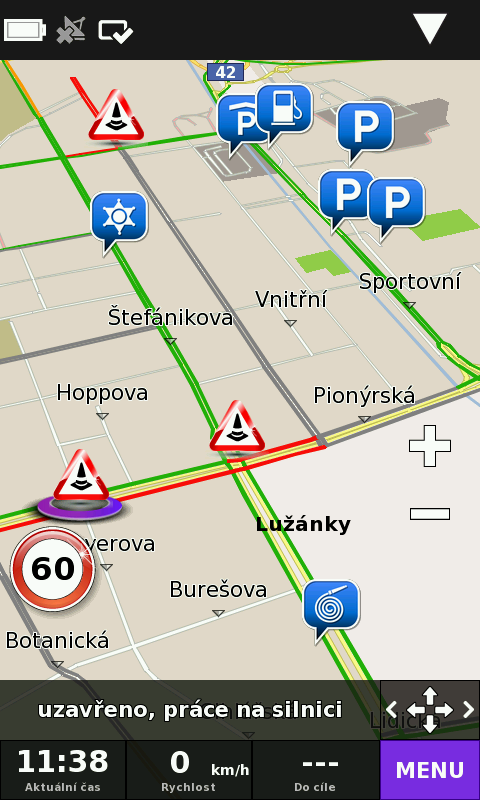 Ve městech bývá délka TMC úseků řádově v desítkách metrů, mimo města se však tato vzdálenost může zvýšit až na několik kilometrů.