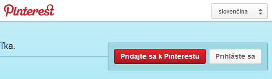 Obr. 34: Tlačítko Sleduji znázorňuje stav, ve kterém se nacházím. Obr. 35: Nejednoznačné popisy tlačítek služby Pinterest Pinterest vytvořil překlady do dalších jazyků. Český překlad působí zmatečně.