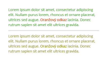 Obr. 71: Simulace toho, jak lidé postižení nejčastější formou barvosleposti vidí semaforová světla. Obr. 72: Vlevo normální barvocit.