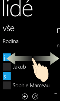 Lidé Centrum Lidé ukládá všechny vaše kontaktní informace.