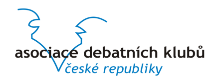 Asociace debatních klubů, z.s. Senovážné náměstí 977/24, 116 47 Praha 1 IČ: 69058041 www.debatovani.cz Výroční zpráva spolku za rok 2014 I. Asociace debatních klubů, z.s. Asociace debatních klubů, z.s. je právnickou osobou registrovanou Ministerstvem vnitra ČR.