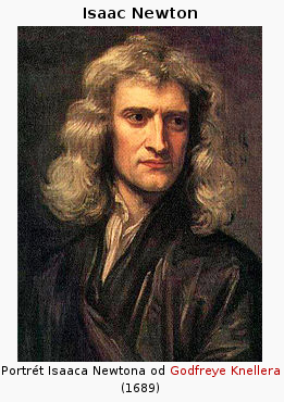 Přímá úloha (příklad) Druhý Newtonův zákon - zákon síly, (Isaak Newton, 1642-1727).
