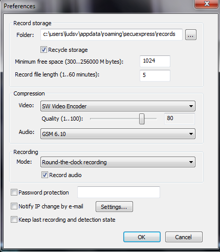 6.2 Nastavení preferencí Zde si můžete nastavit vaše preference. Následující dialogové okno otevřete klikem na Options/Preferences v hlavním menu.