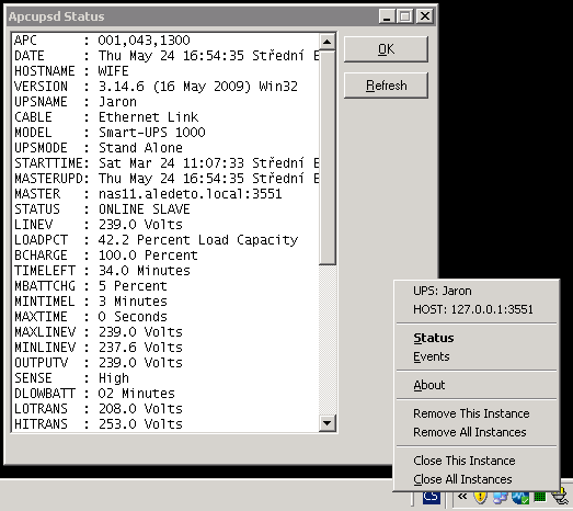 Open-source není sprosté slovo 140 Apcupsd Účel: nástroj pro komunikaci se záložním zdrojem UPS od APC Typ licence: open-source Platforma: Windows, Linux a Macintosh Zdroj: http://www.apcupsd.