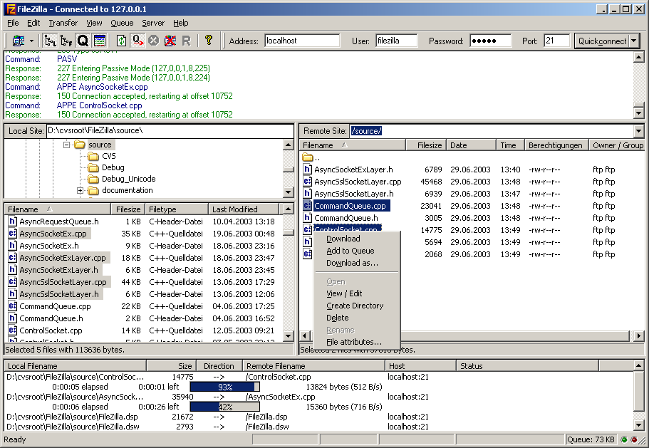 Open-source není sprosté slovo 37 FileZilla Účel: FTP, FTPS a SFTP server a nebo klient Typ licence: open-source