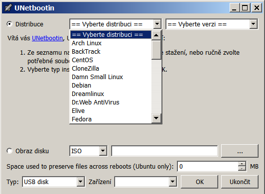 Open-source není sprosté slovo 78 UNetbootin Účel: nástroj pro výrobu bootovatelné USB flash Typ licence: open-source, GNU GPL v2 Platforma: Windows, Linux a