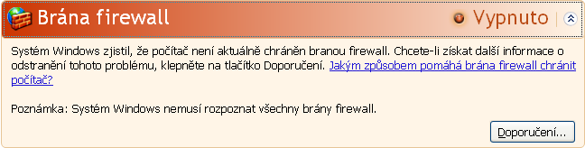 2.5 BEZEČNOST 65 2.5 Bezpečnost 2.5.1 Automatické aktualizace (Windows Update) Aktualizace jsou v současné době velmi důležité i na osobních počítačích, jak bude vysvětleno v kapitole o bezpečnosti