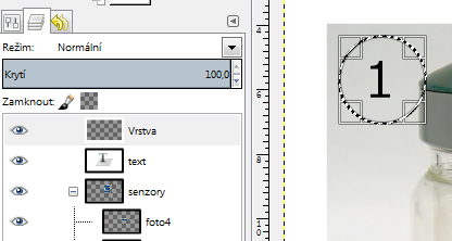 kliknutím do pole a volbou Ctrl A a volit jeho vlastnosti jako velikost a barvy pomocí vlastností nástroje. Posledním krokem může být vytvoření kulatého označení (zvýraznění textu) textu.