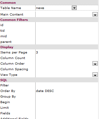 116 Visual PHP Developer Guide Komponentou Table Content nastavujete, co se má na daném místě zobrazit. Jak se to má zobrazit definujete následně v šablonách.