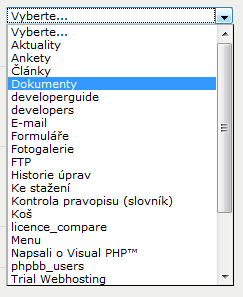 180 Visual PHP Developer Guide 12.35 REMOTECOMPONENTGROUP Jde o univerzální komponentu, která zobrazuje skupinu ostatních komponent v reálném čase pomocí technologie AJAX.