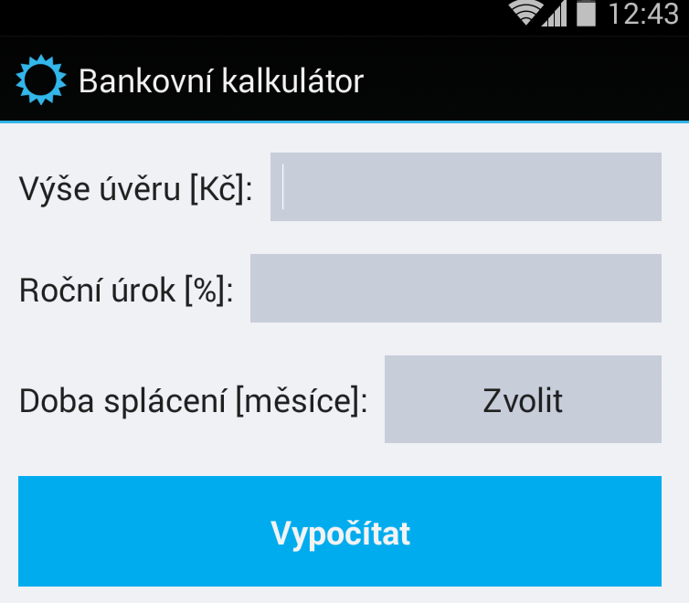 Měla by být dostatečně velká a čitelná. Musíme pamatovat na širokou rozmanitost zařízení s OS Android. Co může vypadat dobře na tabletu, nemusí nutně vyhovovat uživateli smartphonu s 3,5 displejem.