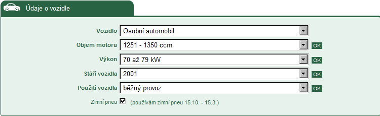 5 Porovnání produktů pojišťoven 5.1 Cenový kalkulátor V dnešní době internetu nabízí téměř všechny pojišťovny možnost sjednání povinného ručení online.