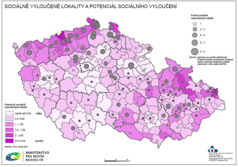 6. Zvláštní potřeby zeměpisných oblastí nejvíce postižených chudobou nebo cílových skupin, jimž nejvíce hrozí diskriminace nebo sociální vyloučení Především v rámci SC Rozvoj inkluzívního vzdělávání