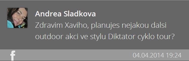 UTB ve Zlíně, Fakulta multimediálních komunikací 75 Obr. 7: Výstup SocialWatch 1 Nejzajímavější dotazy pak chatař předkládá hostům, ačkoliv forma se liší.