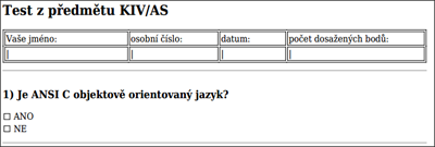 2.12 Tvorba tisknutelných verzí testů Pokud chcete vytvořit papírový test pro studenty, tak máte možnost vyexportovat test do PDF dokumentu, viz obr. 2.9.