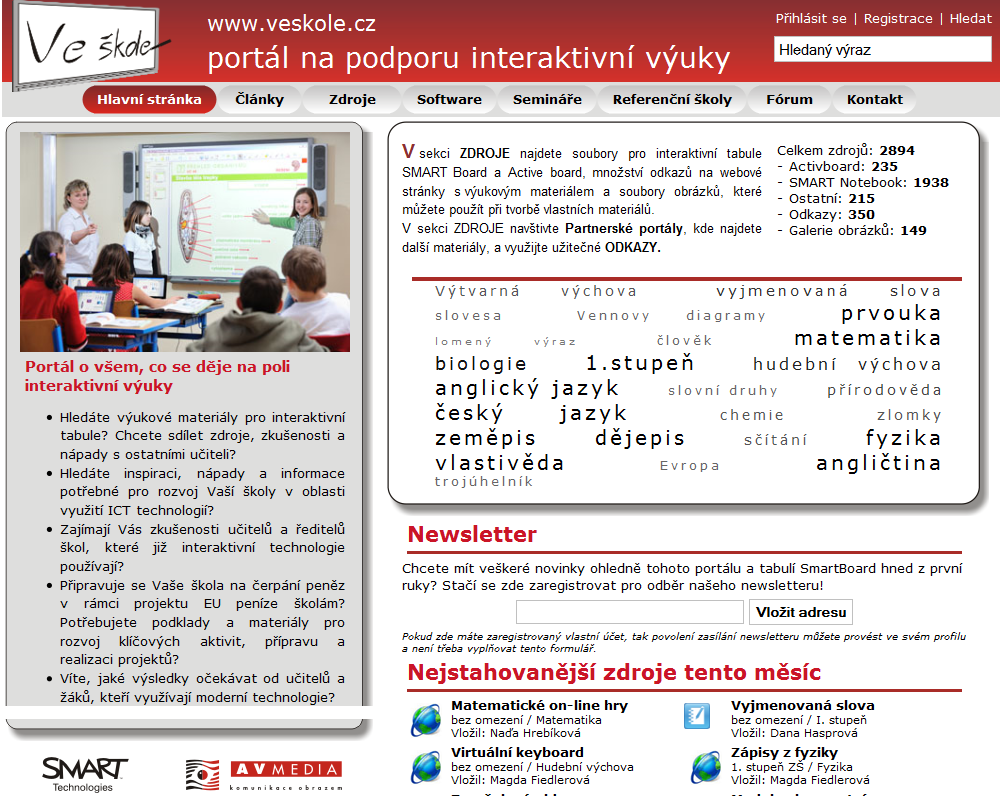 PORTÁL VE ŠKOLE http://www.veskole.