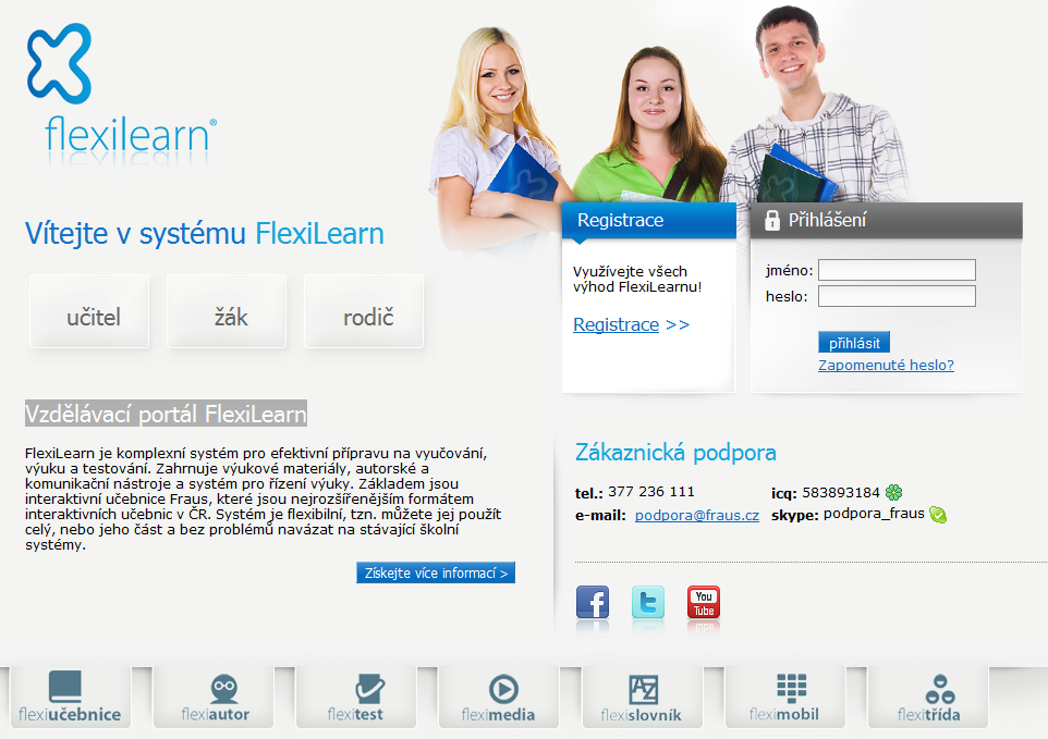 Vzdělávací portál FlexiLearn