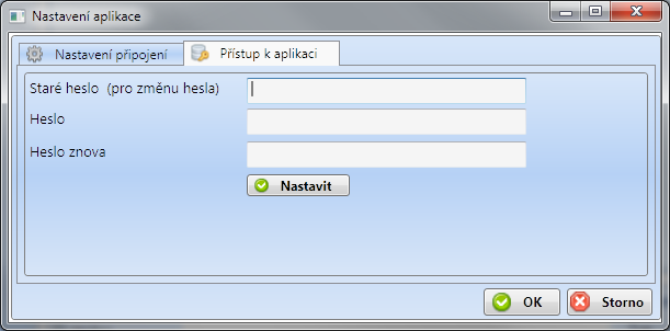 Ochrana aplikace heslem Aplikaci DSArchiv a prohlížení dat pomocí této aplikace je možno chránit heslem, které se nastavuje v dialogovém okně Nastavení, záložka Přistup k aplikaci.