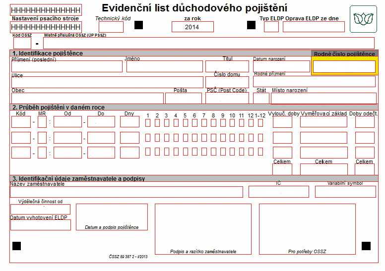 Do doby důchodového pojištění se nezapočítávají ty kalendářní měsíce, které nesplňují následující podmínky: [25] výši příjmu zahrnující do vyměřovacího základu, účast na pojištění aspoň 1 den, při