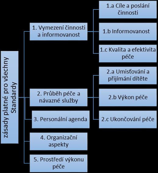 Výběr jmenovaných akcentů ve standardech vycházel zejména z aktuálních vědeckých poznatků, priorit národních a nadnárodních strategických dokumentů a ze zhodnocení aktuálních potřeb praxe v České