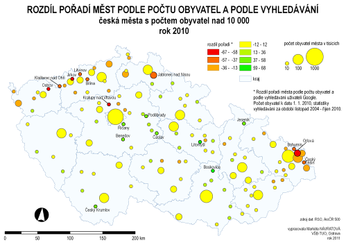 Kulturní památky, o které jeví uživatelé největší zájem, jsou Vyšehrad, Karlštejn, Pražský hrad, Václavské náměstí, Kampa a Křivoklát (Příloha 4).