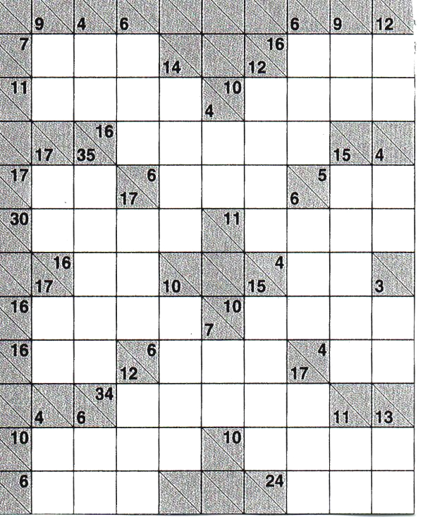 Rozdíl od Sudoku je hlavně v tom, že se o dost napočítáte a že nemusíte doplňovat čísla do malých čtverců o velikosti 3 3 políčka.