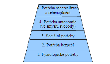 1.3.2 Pyramida potřeb u starých lidí V souvislosti s kvalitou života ve stáří a jeho smysluplností je nutno vycházet z teorie lidských potřeb jednoho z představitelů humanistické psychologie A. H.