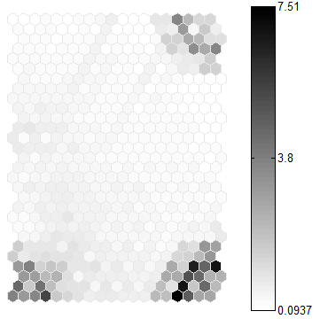 a středních hodnot parametrů využití procesoru databázového serveru (CPU Usage ORA).