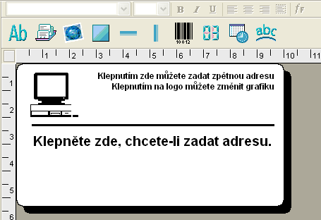 Používání Editoru štítků Postup při změně grafiky 1 Poklepejte na grafiku zobrazenou na štítku. Zobrazí se dialogové okno Nastavení grafiky. 2 Zvolte Soubor pod Zvolit zdroj grafiky.