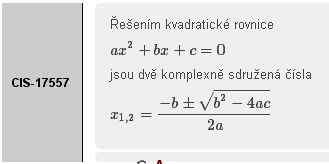 MATEMATICKÉ VZORCE Kvalitního zobrazení matematických vzorečků v úlohách pomocí JavaScriptu dosáhneme jejich zapisováním v notacích ASCIIMath nebo LaTeX.