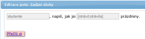 ODKAZ NA STUDIJNÍ MATERIÁLY Vložení odkazu