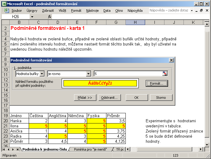 Význam funkce MODULO nám ozřejmí nejen její syntaxe v programu EXCEL ale i její matematický význam. Obojí nám nabízí obr. 76 Obr.