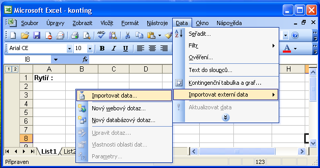 Různé sešity propojené v jednom pracovním souboru Jedná se o interaktivní sestavu v rámci aplikace Excel. Jsou zde shrnována data z více zdrojů.