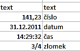 TIP! PŘÍKLAD P R Á C E V TA B U LC E Základní způsoby zápisu dat do buňky: Enter potvrzení zápisu a přesun o jednu buňku dolů (lze změnit na automatický přesun do levé, pravé či horní buňky v nabídce