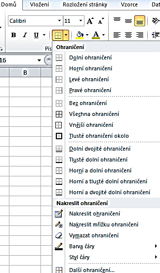 PŘÍKLAD F O R M ÁTO VÁ N Í B U N Ě K Jestliže některé buňce chcete nastavit co nejsnadněji písmo větší nebo menší, než má, nejjednodušší je klepat na tlačítka. 6.